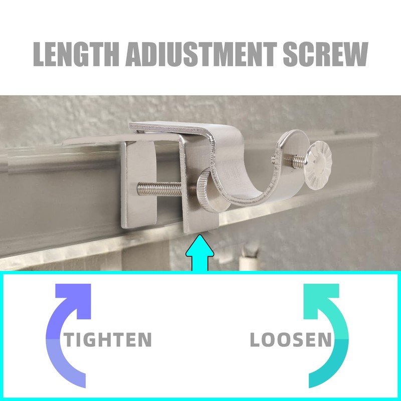Outside Mounted Blinds Curtain Rod Bracket (Only Fit for 1.3-2