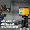 PREXISO Laser Level with Tripod, 100Ft Dual Modules Self Leveling