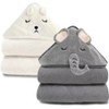 URSEORY 2 Pack Hooded Baby Towels, Premium Soft Bath Towel