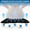 Inflatable Travel Cushion Airplane Seat with Pump for Office Chair,