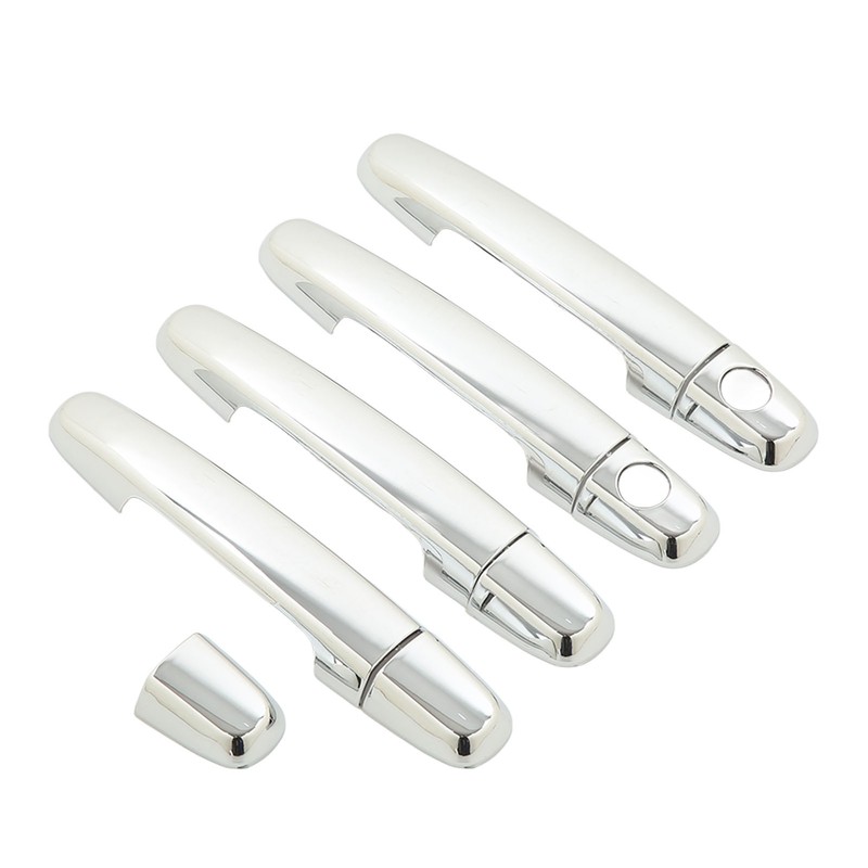 8 Pcs Car Exterior Door Handle Cover ABS Chrome Door