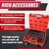 EACELIY 64pcs 3/8" Socket Set,Drive Impact Socket Set, SAE/Metric, Deep