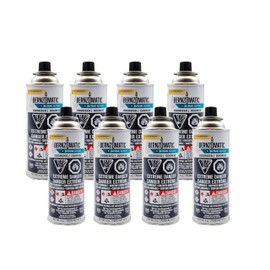 Bernzomatic Butane Fuel 8 oz Canister with TSR Valve – Odorized Refill for Portable Gas Appliances, Lighters & Torches (8 Pack)