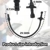 INGQI New 700R4 4L60E 4L80E Transmission Dipstick, Flexible Firewall Mount