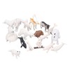 Arctic Animal Figurine Set 18pcs Kid Simulated Arctic Hare Reindeer