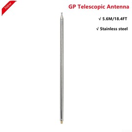 PETSTIBLE Telescopic Aerial 5.6M GP Telescopic Antenna Suitable for Amateur Radio Short Wave Antenna Yagi Antenna