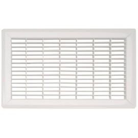 Imperial RG1198 Heavy Gauge Floor Return Air Grille, 8 x 12-Inch, White, 1-Pack
