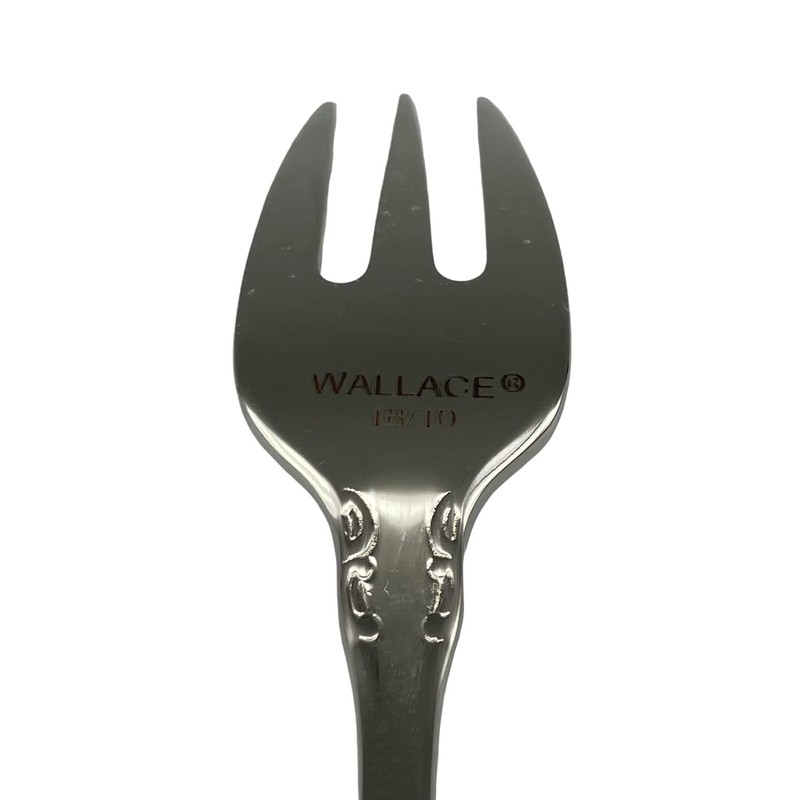 Wallace Antique Baroque 18/10 Stainless Steel Cocktail Fork (Set of
