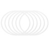 PATIKIL 10 Inch Dream Catcher Rings, 6 Pcs Plastic Macrame