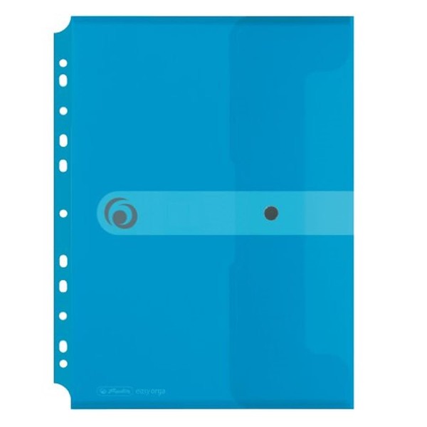 Herlitz 11292943 Dokumententasche A4 zum Abheften, PP-Folie, 6-er Packung, transparent