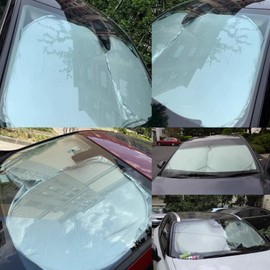 [Compact] Toyota Rise A210A A200A [R1.11~] Toyota Land Cruiser 300 Series FJA300W/VJA300W Type [R3.8~] Car Windshield Cover Car Sunshade UV Protection Sun Protection Sunlight Shielding Thermal