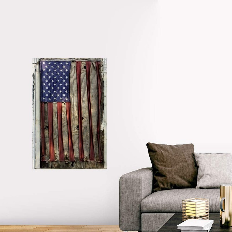 CANVAS ON DEMAND American Flag Pattern Wall Decal, American Flag