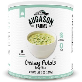 Augason Farms EMERGENCY Food Creamy Potato Soup Mix #10 Can PREPPER HURRICANE