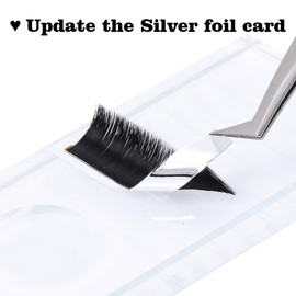 12Row Self-Fanning Volume Eyelashes, Easy Fan Lashes, Eyelash Extension, D Curl, 0.10 mm, 11 mm, 12Row Easy Fan Eyelashes for Volume Technique, Eyelash Extensions (11 mm, 0.10-D)