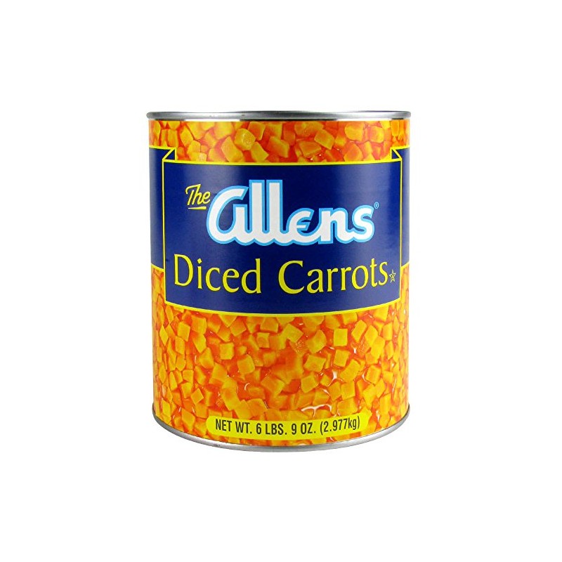 Diced Carrots #10 Can - 6/Case By TableTop King