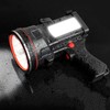 anlook Rechargeable Spotlight Flashlight, Waterproof Outdoor Handheld Spot Light, Built-in