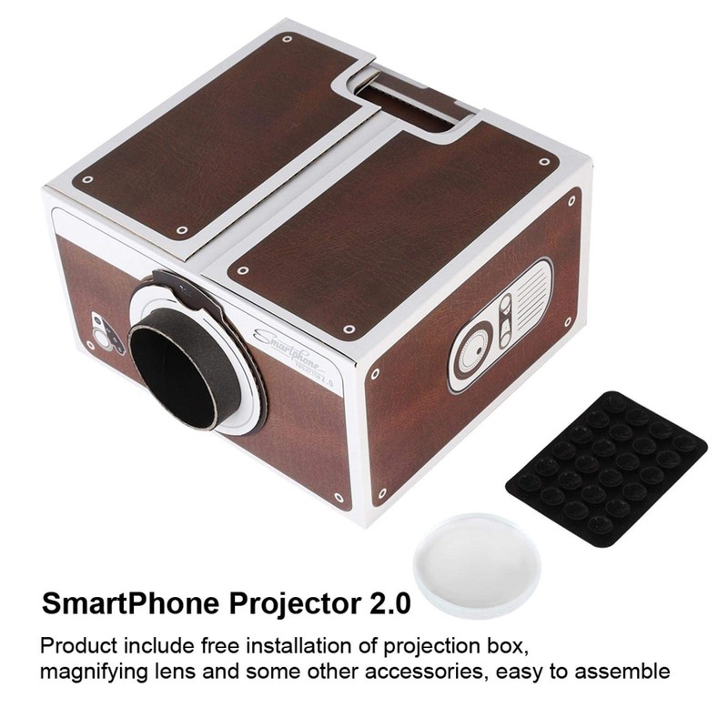 KIKYO Portable Home Cinema Projector Easy to Assemble Easy to