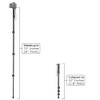 72" Pro Camera Monopod with Quick Release for GoPro HERO1,
