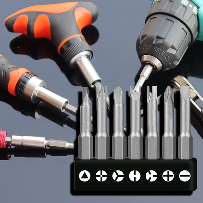 7-Piece Specially Shaped Screwdriver Set, Special Bit Set, Triangle Screwdriver,