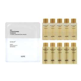IOPE [아이오페] 인핸싱 마스크 + 슈퍼바이탈 스킨로션90ml (18mlx5) [IOPE] Enhancing Mask + Super Vital Skin Lotion 90ml (18ml x 5)