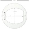 Stove Parts 4 Less Harman Pipe Stub Gasket for Invincible,