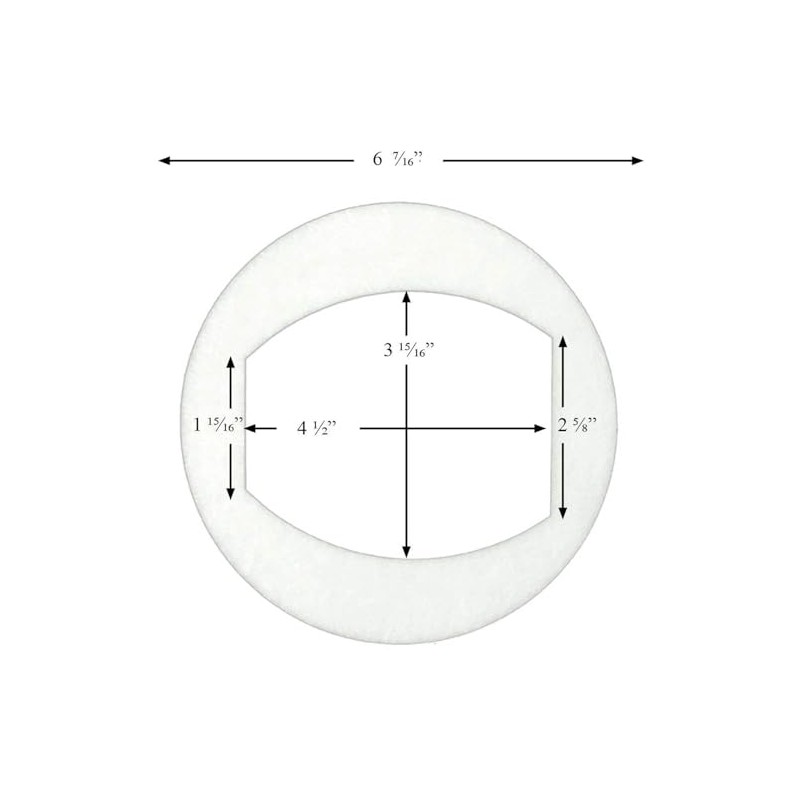 Stove Parts 4 Less Harman Pipe Stub Gasket for Invincible,
