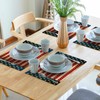 4th of July Linen Placemats Set of 4 Independence Day