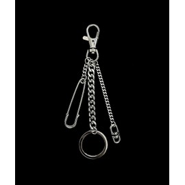 Monoflux Clothing Pin Pendant Chain Key Ring