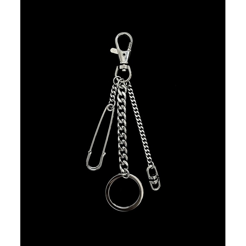 Monoflux Clothing Pin Pendant Chain Key Ring