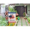 Home Decorative God Bless America Patriotic Rustic Garden Flags Double
