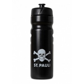 FC St. Pauli Skull Drinking Bottle (Black, One Size)