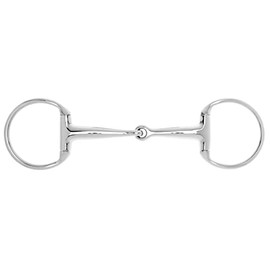 USG United Sportproducts Germany 14150018 500 French Link Eggbutt Jointed Snaffle Bit Size: One Size, Silver