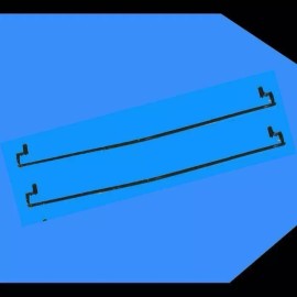 For Atlas SD24 SD26 LONG GRAB FOR SILL (2) ATLAS 750252 CHINA HO SCALE SD-24 SD-26