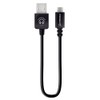 HyperGear Charge & Sync Tangle-Free Durable Micro USB Cable 6in/15cm.