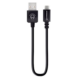 HyperGear Charge & Sync Tangle-Free Durable Micro USB Cable 6in/15cm. Charge and Transfer Data at Lightning Speeds Compatible for USB Micro Devices