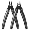 BOENFU Flush Cutter 2 Pack Cable Tie Cutters Small Wire