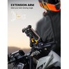 Aomiker Motorcycle Phone Mount Holder - [Metal Extension Arm] [Dual