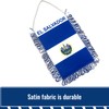 TOPFLAGS EL Salvador Flag 4 X 6 Inch Fringe EL