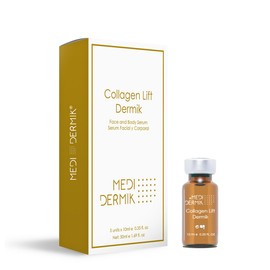 Collagen Lift Dermik – Firming & Skin Density Booster – 5 Vials x 10 ml (Total 50 ml / 1.69 fl oz)