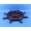 Hampton Nautical Dark Blue Ship Wheel, 12"