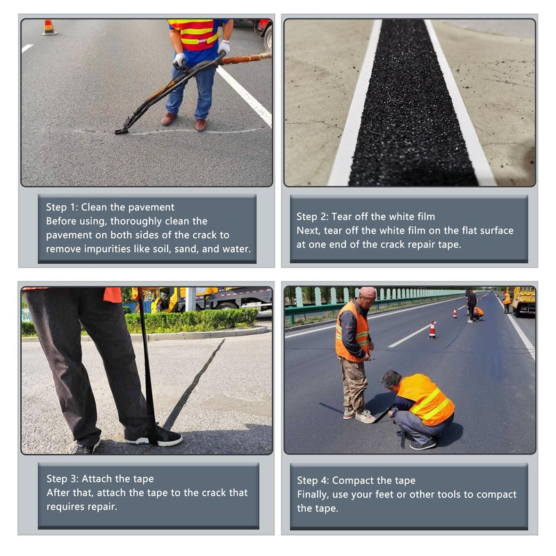 Vaotais Innovative Upgraded Asphalt Crack Sealer and Joint Repair Tape