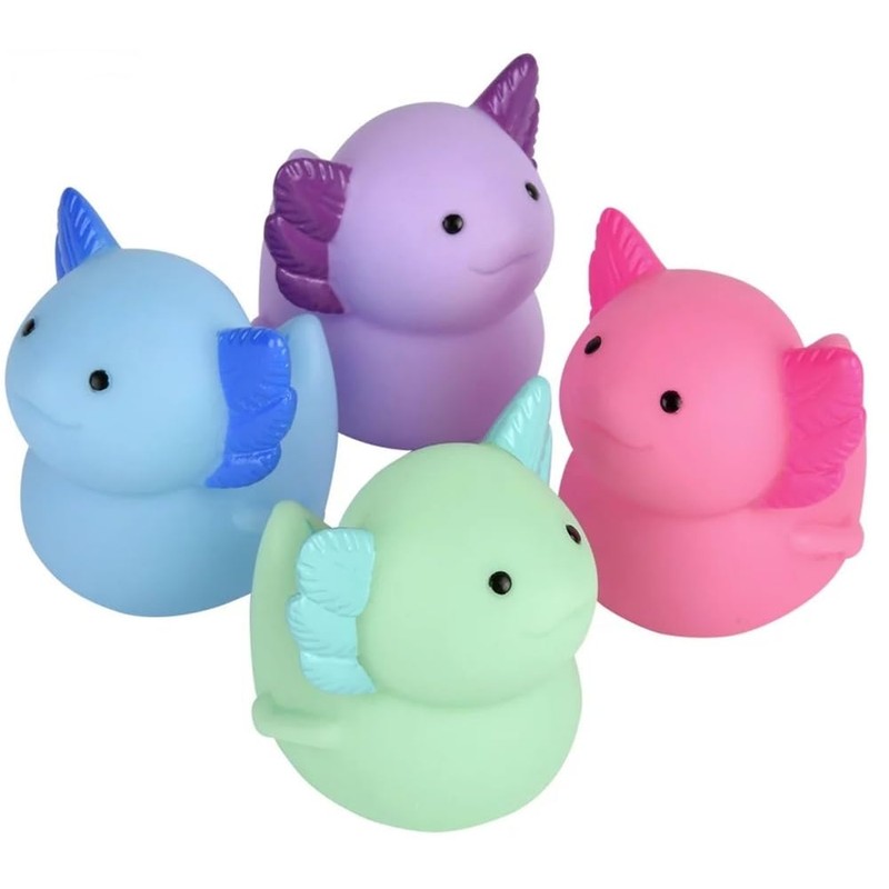 Axolotl Rubber Ducks | 12 Pack | 2 Inch Axolotle