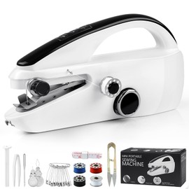 Handheld Sewing Machine, Dual Speed Hand Held Sewing Machine, Sewing Mini Portable Machine for Beginners, Adults, DIY, Home, Travel
