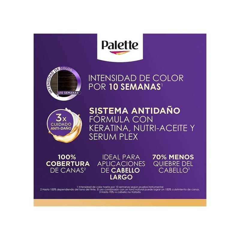 Tinte para cabello Palette Intensive Color Creme Kit Violeta Rojizo