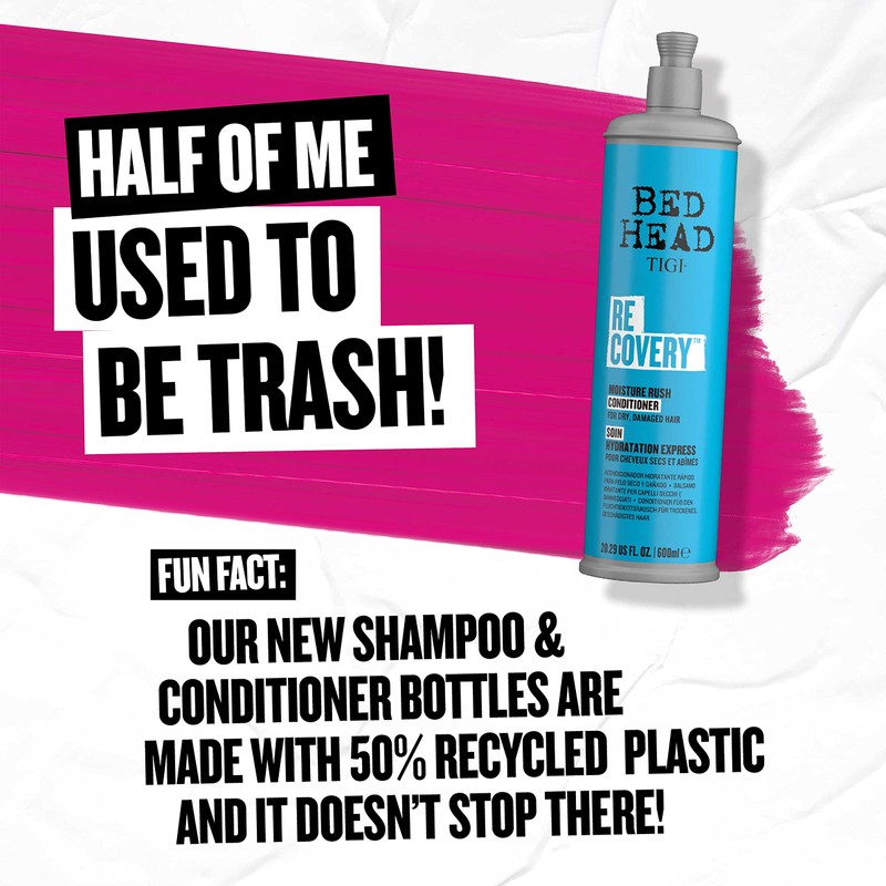 Bed Head by TIGI Recovery Moisturising Conditioner for Dry Hair,