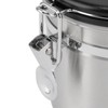 Airtight Coffee Canister 1.2L 304 Stainless Steel Coffee Bean Storage