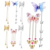 Gatuida 8Pcs Moving Wings Butterfly Hair Clips with Long Tassels