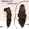 CHRSHN Ponytail Extension, Drawstring Ponytail Extension for Women Long Brown