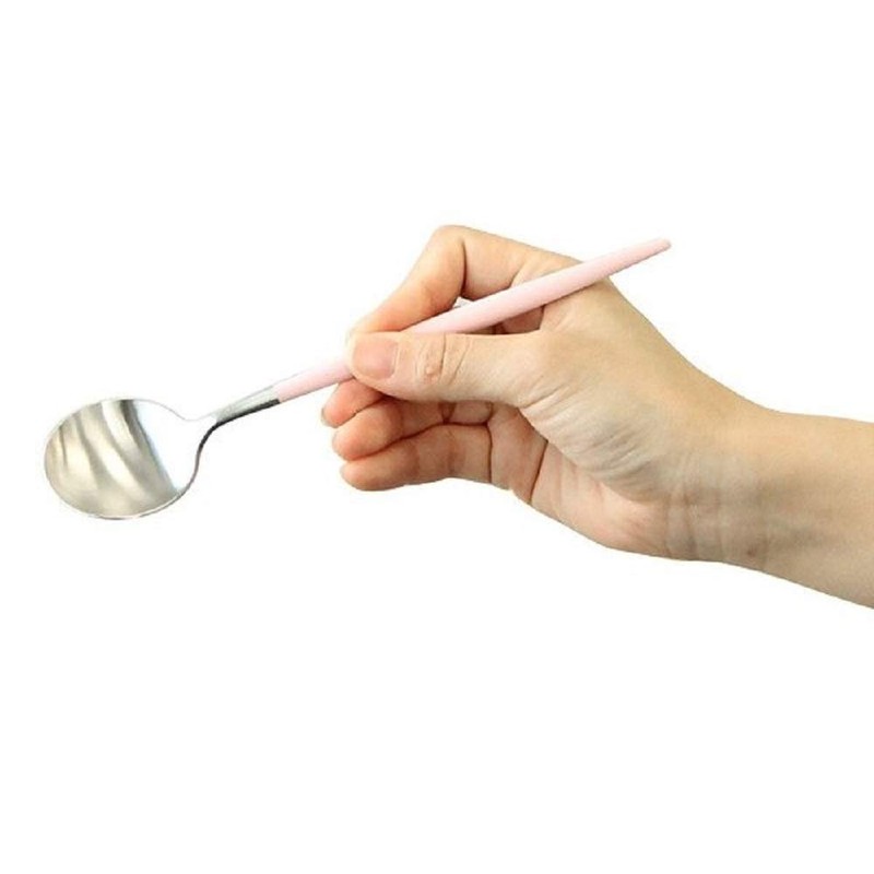 Cutipol GOA Pink Silver Dessert Spoon G008PK