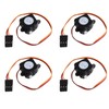 RCmall 4Pcs DM-S0020 2.1g Ultra-Micro Servo Coreless Motor 2g Digital